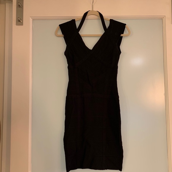 Herve Leger Dresses & Skirts - Herve Leger black bandage dress